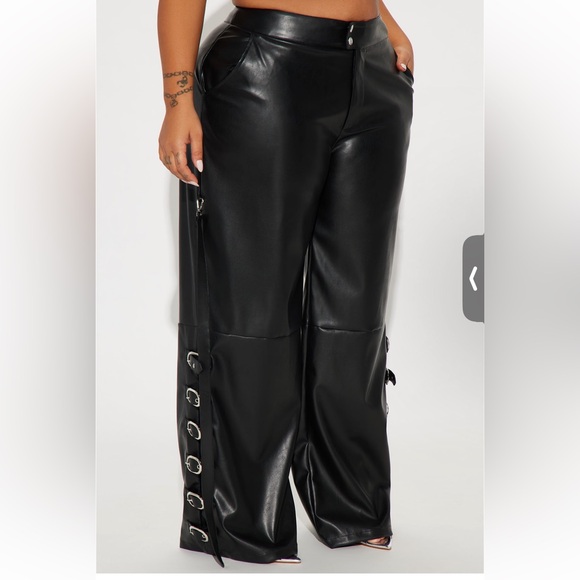 Faux leather Pant - Picture 2 of 4